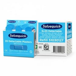 Pansements Salvequick. couleur : bleu. 210 pièces