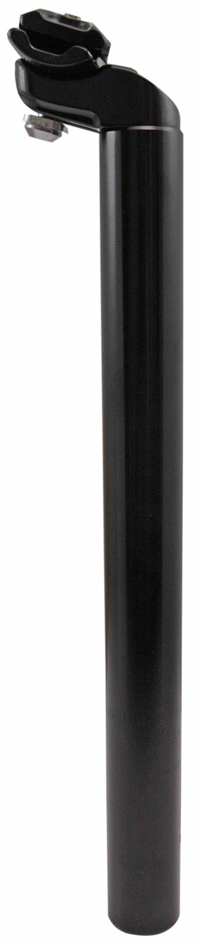 Poste de siège fixé 31,6 x 350 mm en aluminium noir