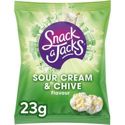 Snack a jacks crème sure ciboulette (8x 23gr)