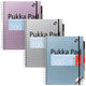 Bloc de lecture pukka métallisé a4 assortiment de couleurs à carreaux 200 pages 3 pièces