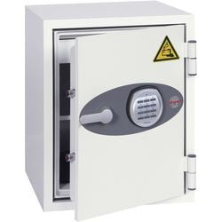 Coffre-fort Phoenix Battery Fighter BS0441E serrure électronique 63 L blanc