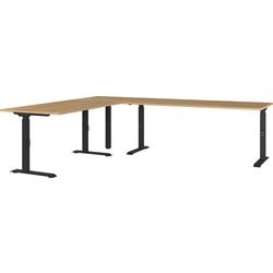 Bureau d'angle germania agenda chêne 2 600 (l) x 2 200 (p) x 910 (h) mm