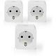 Ensemble de plugs Wi-Fi Nedis de 3