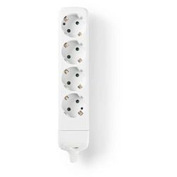 Nedis exso400f1wt multiprise blanc