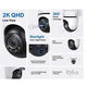 Caméra de sécurité extérieure Tp-link Tapo C520WS - 2,5K QHD - 360° horizontal 130° vertical - Caméra WiFi IP66