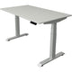Bureau assis-debout Kerkmann Move 4 gris clair