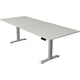 Bureau assis-debout Kerkmann Move 4 gris clair
