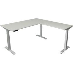 Bureau assis-debout Kerkmann Move 4 gris clair