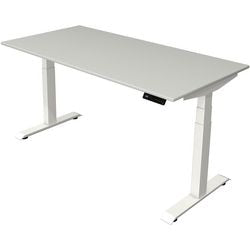 Bureau assis-debout Kerkmann Move 4 gris clair
