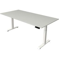 Bureau assis-debout Kerkmann Move 4 gris clair