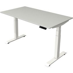 Bureau assis-debout Kerkmann Move 4 gris clair