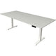 Bureau assis-debout Kerkmann Move 4 gris clair