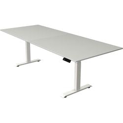 Bureau assis-debout Kerkmann Move 4 gris clair
