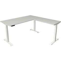 Bureau assis-debout Kerkmann Move 4 gris clair