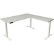 Bureau assis-debout Kerkmann Move 4 gris clair