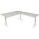 Bureau assis-debout Kerkmann Move 4 gris clair