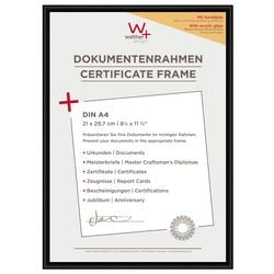 Cadre photo Walther design kvx130b en plastique noir