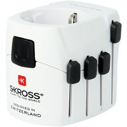 Skross - adaptateur de voyage mondial avec prise de terre 7000 mA