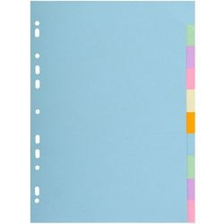 Onglets exacompta 2610e carton 11 trous