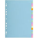 Onglets exacompta 2620e carton 11 trous