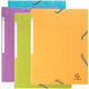 Chemise 3 rabats exacompta 55990e pp (polypropylène) élastique