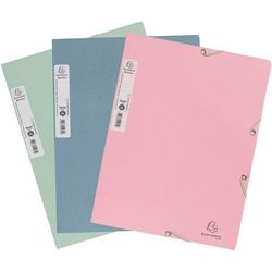 Chemise 3 rabats exacompta 55239e carton élastique