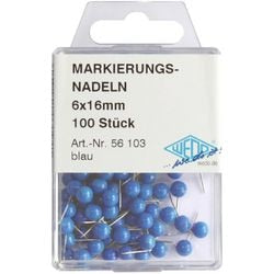 Pin's de carte wedo métal bleu