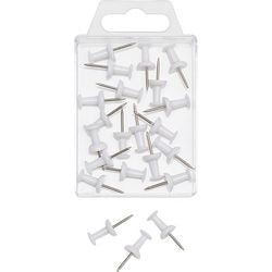 Épinglettes de carte blanches en métal Wedo