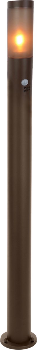 Lampe sur pied Eglo Helsinki - lampe sur pied d'extérieur - e27 - 110 cm - marron