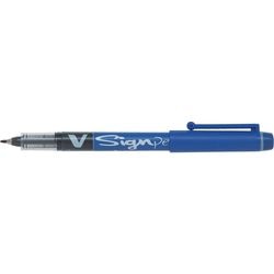 Fineliner pilote signe v 0,6mm bleu
