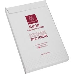 Recharge pour sous-main faf exacompta 12514e pads faf uni
