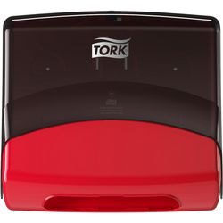 Distributeur à alimentation centrale tork 654008 w4 rouge