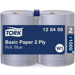 Papier nettoyant tork 128408 w1 universel bleu lot de 2