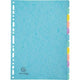 Onglets exacompta 7712e 307 g multicolore