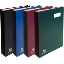 Livre de signatures exacompta 22240e a4 direction gamme de couleurs a4