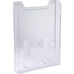 Porte brochure exacompta 64658d bureau debout transparent