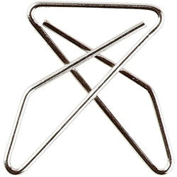 Pinces papillon exacompta 14765e non autocollantes argent