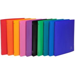 Classeur à anneaux exacompta 511999e assortiment de couleurs 101 g