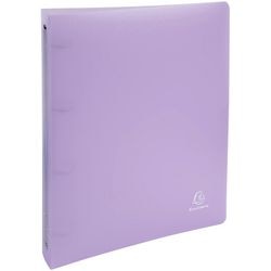 Classeur à anneaux exacompta 51975e mauve 170 g