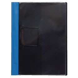 Dossiers de reportage djois 24 x 31,5cm bleu pochette à insert jalemaclip capacité 15cm