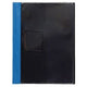 Dossiers de reportage djois 24 x 31,5cm bleu pochette à insert jalemaclip capacité 15cm