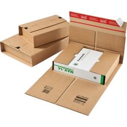 Emballage livre colompac cp 035.02 carton marron