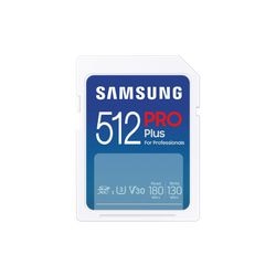 Carte MicroSD Samsung Pro Plus 512 Go blanche