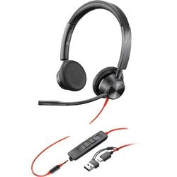 Casque hp poly blackwire noir 149 mm x 111 mm x 67 mm