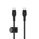 Câble de chargement Belkin cab011bt3mbk noir USB-C mâle vers USB-C mâle