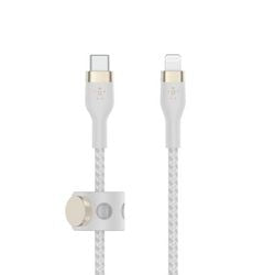 Câble de chargement Belkin caa011bt3mwh blanc USB-C mâle vers Apple Lightning
