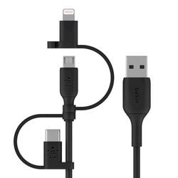 Câble de chargement Belkin cac001bt1mbk noir usb-a mâle