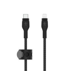 Câble de chargement Belkin caa011bt3mbk noir usb-c mâle vers Apple Lightning