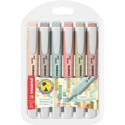 Surligneurs Stabilo swing cool naturecolors - 6 pcs.