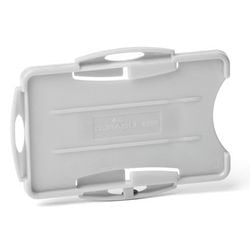 Porte-cartes durable debout gris